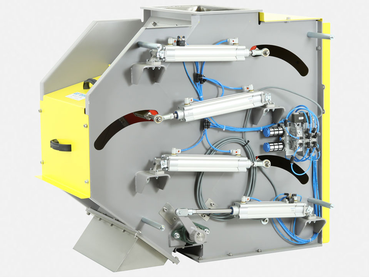 Imán cascada para productos gruesos - limpieza automática | Goudsmit Magnetics